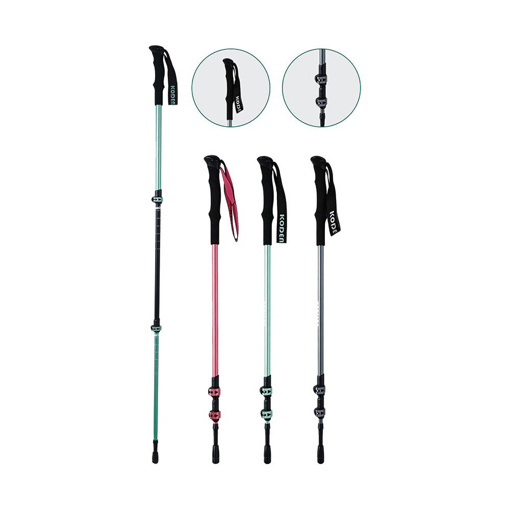 3-Section Telescopic Aluminum Trekking Poles