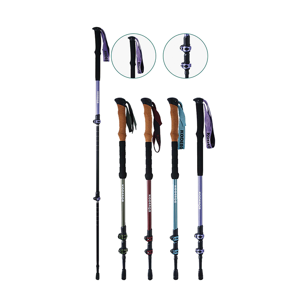 Aluminum Hiking Sticks with Cork EVA Grips
