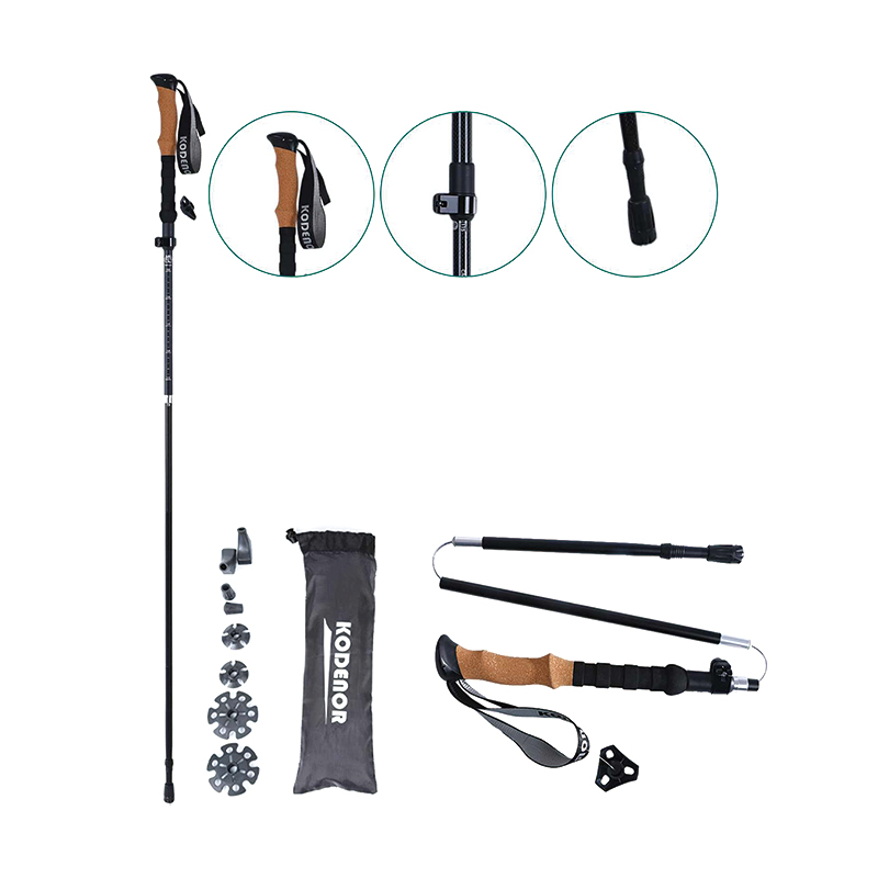 5-Section Folding 7075Aluminum Trail Poles